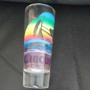Colorful Cancun Mexico Shot Glass